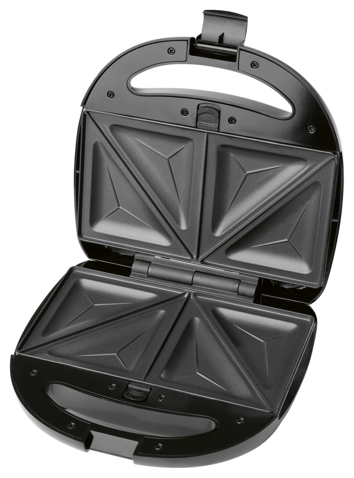 Tischgrill Gourmetmaxx Schwarz/Silberfarben - Silberfarben/Schwarz, MODERN, Metall (22/23/9,5cm)