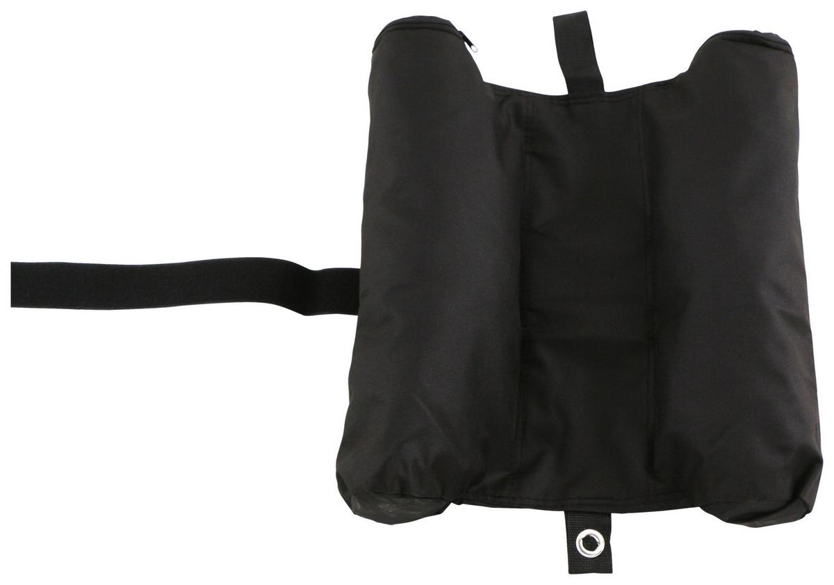 Pavillon-Beschwerung 4er-Set - Schwarz, MODERN, Kunststoff (52,5/25/53cm) - Siena Garden