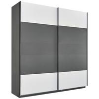 Ormar S Kliznim Vratima Unit - bijela/antracit, Konvencionalno, drvni materijal/metal (227,8/242,2/61cm) - Based