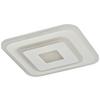 LED-TAKLAMPA BIZULO - vit/opal, Modern, metall/plast (20/20/4,6cm) - Mömax