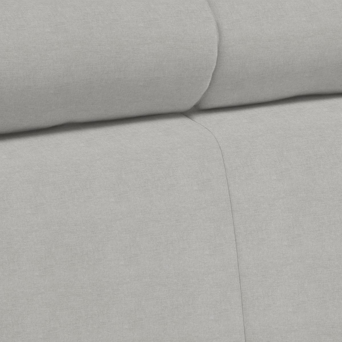 Ecksofa Lugo Hellgrau - Hellgrau, MODERN, Holz/Kunststoff (266/98/205cm) - Mömax