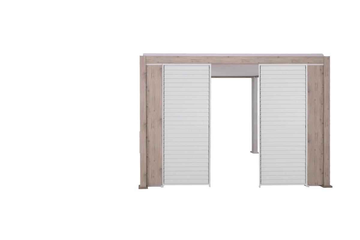 Stranski Del Za Pergolo Deco, Barva Hrasta, 31x235cm - barve hrasta, Moderno, kovina (31/235/6cm) - Gardenson