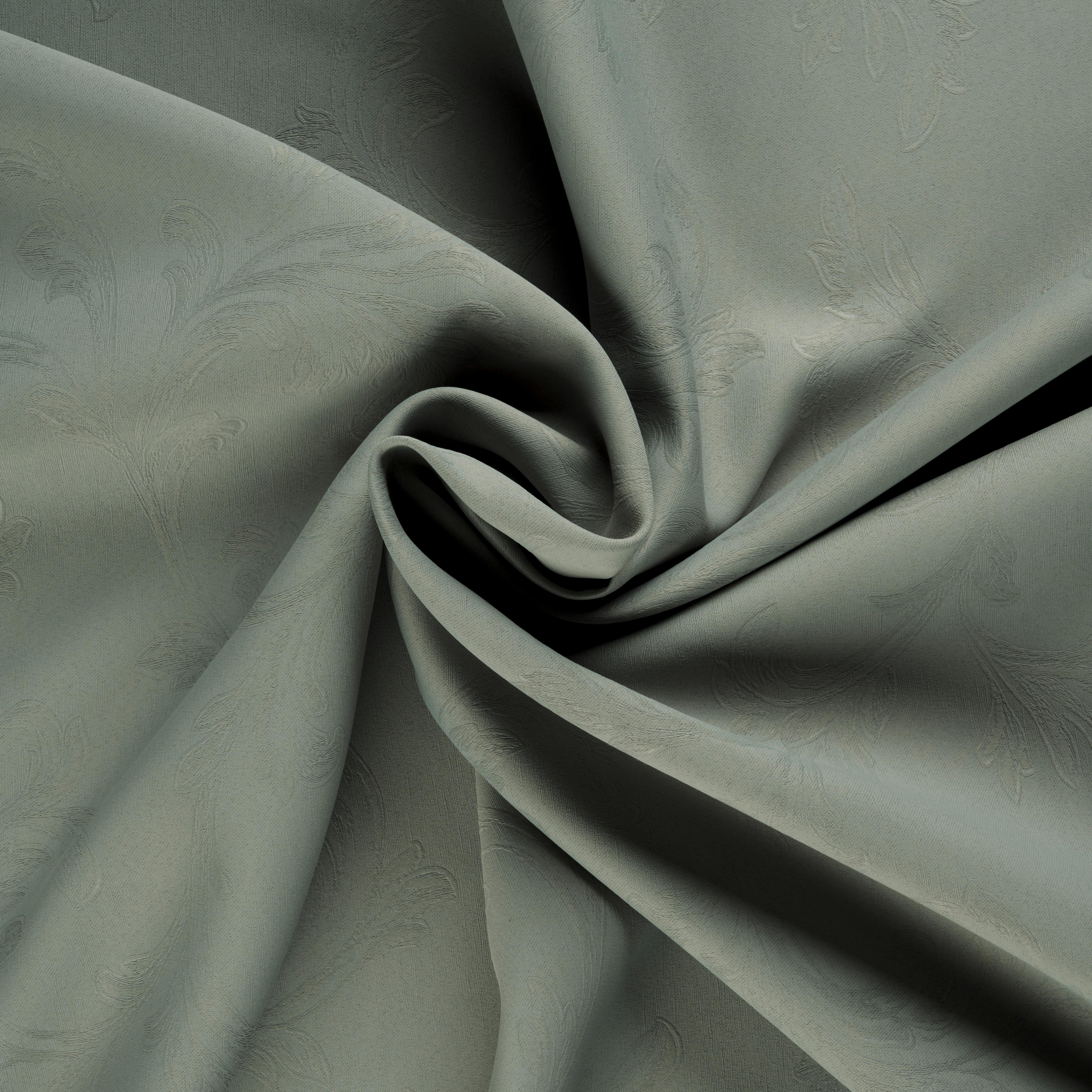 Fertigvorhang Alva Grün ca. 140x245cm - Grün, MODERN, Textil (140/245cm) - Premium Living