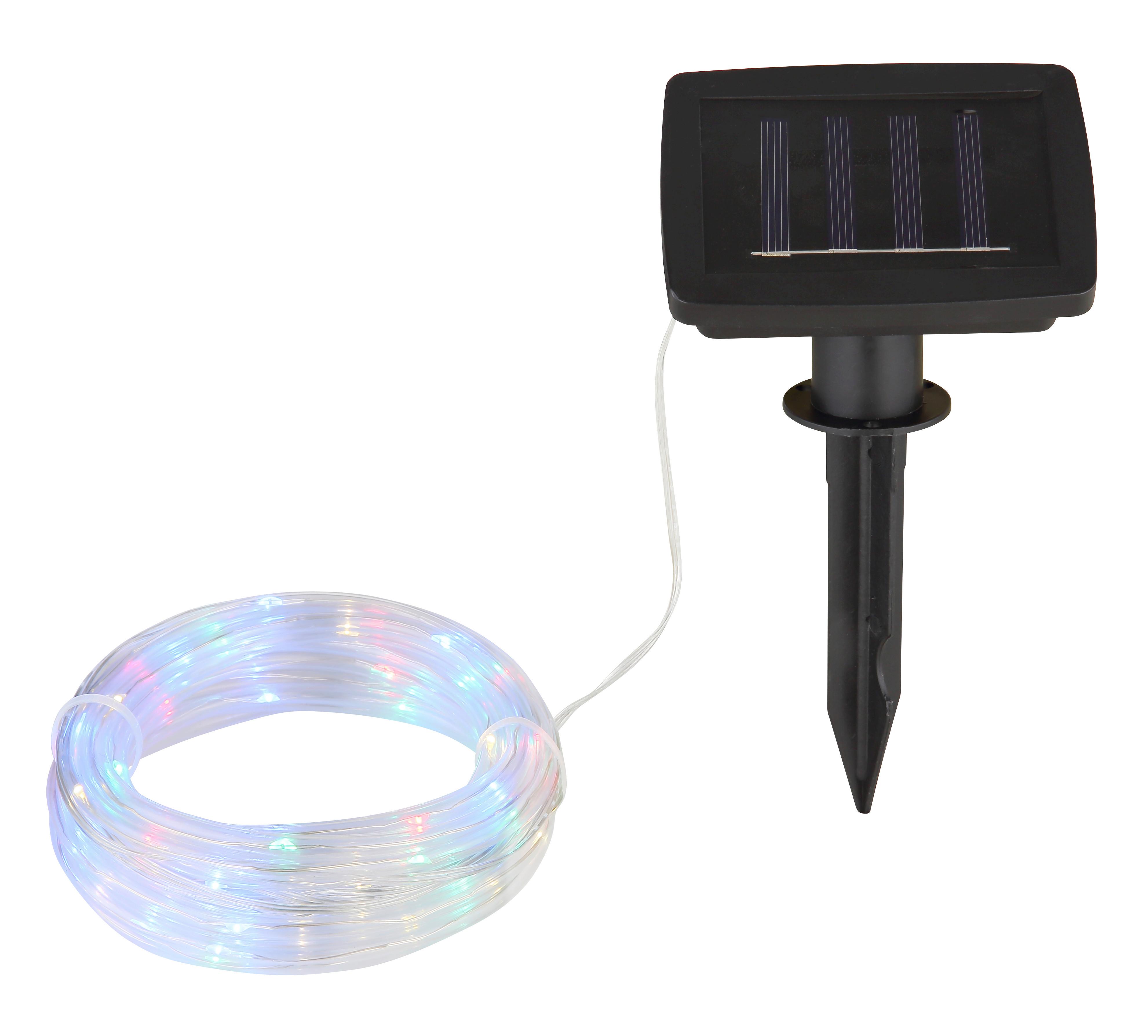 Solarleuchte Schwarz max. 0,04 Watt - Klar, Kunststoff (0,535cm)