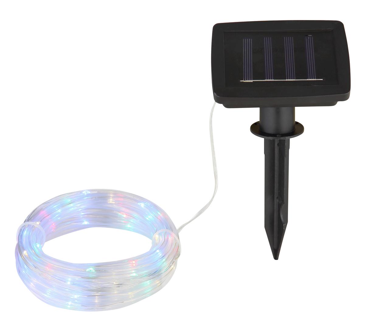 Solarleuchte Schwarz max. 0,04 Watt - Klar, Kunststoff (0,535cm)