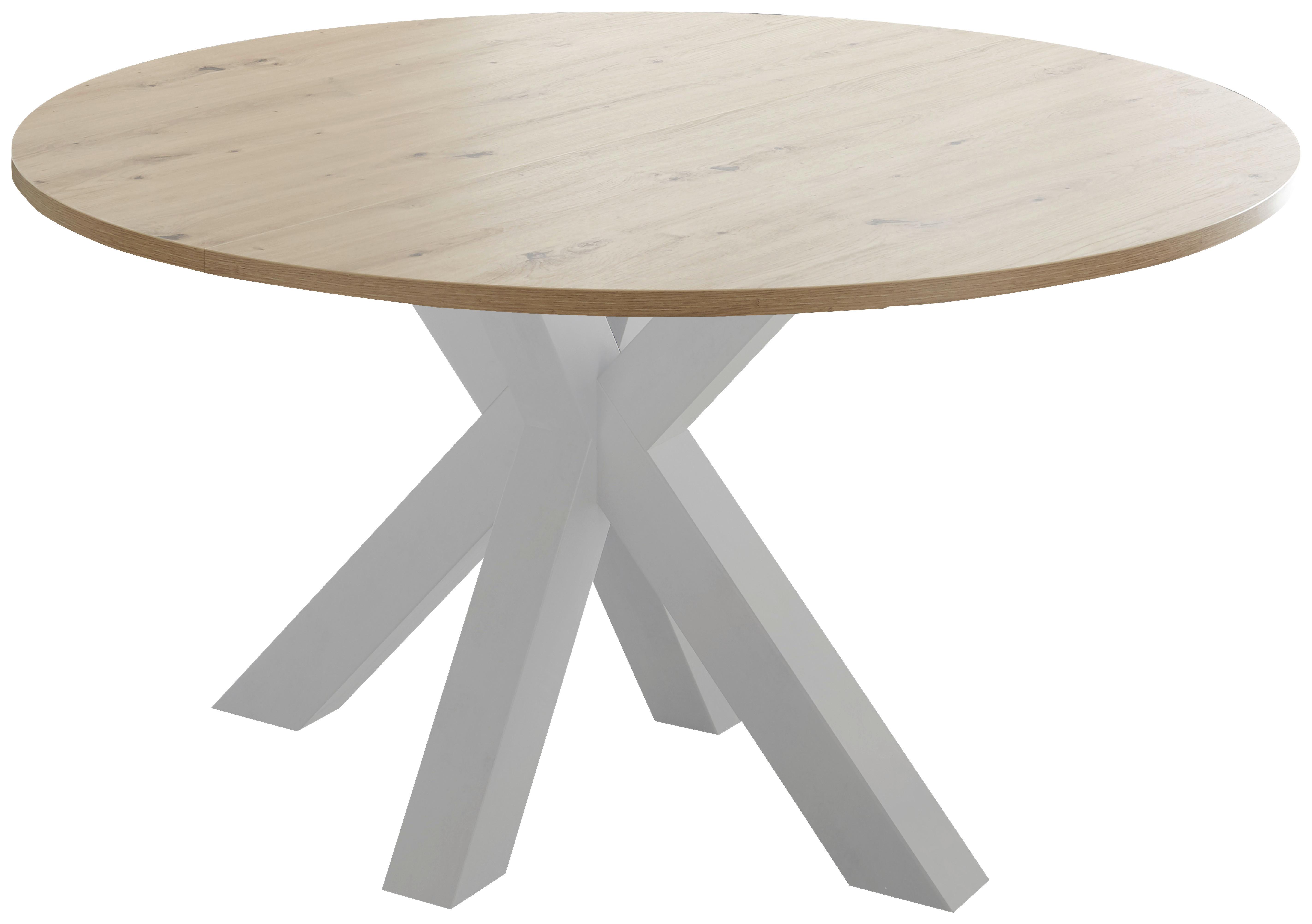 Stol Na Izvlačenje Big System - bijela/smeđa, Modern, drvni materijal (130-170/78cm) - Modern Living