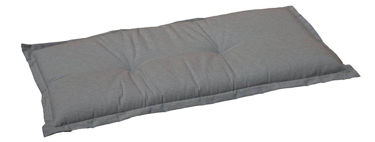 Bankauflage Auerbach ca. 145x45 cm Hellgrau - Hellgrau, Basics, Textil (145/45/7cm) - Gardenson