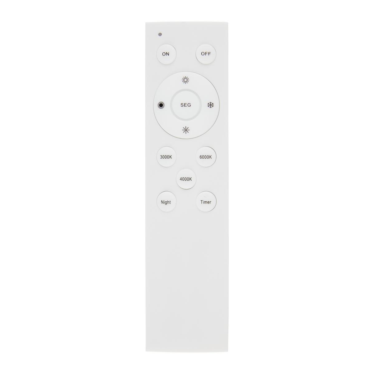 LED Mennyezeti Lámpa Cornelius - fehér, Modern, műanyag/fém (59,5/59,5/8cm) - Premium Living