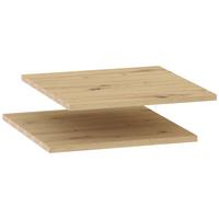 Einlegebodenset Kivo Eiche Artisan, 2 Stück - Eiche Artisan, Basics, Holzwerkstoff (41,6/48,8/1,6cm) - Based