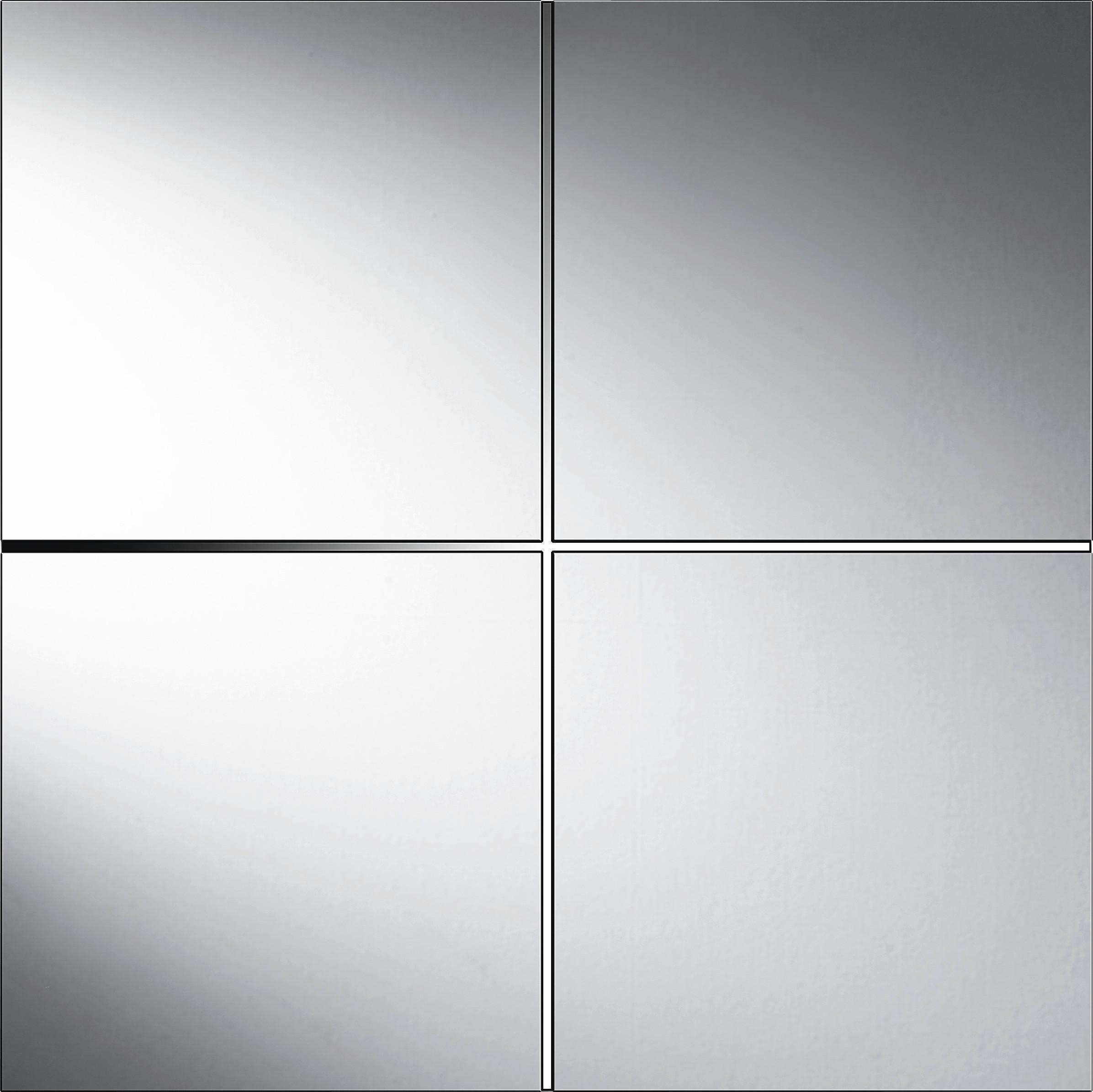 Set Zrcalnih Ploča Quattro - Moderno, staklo (30/30cm) - Modern Living