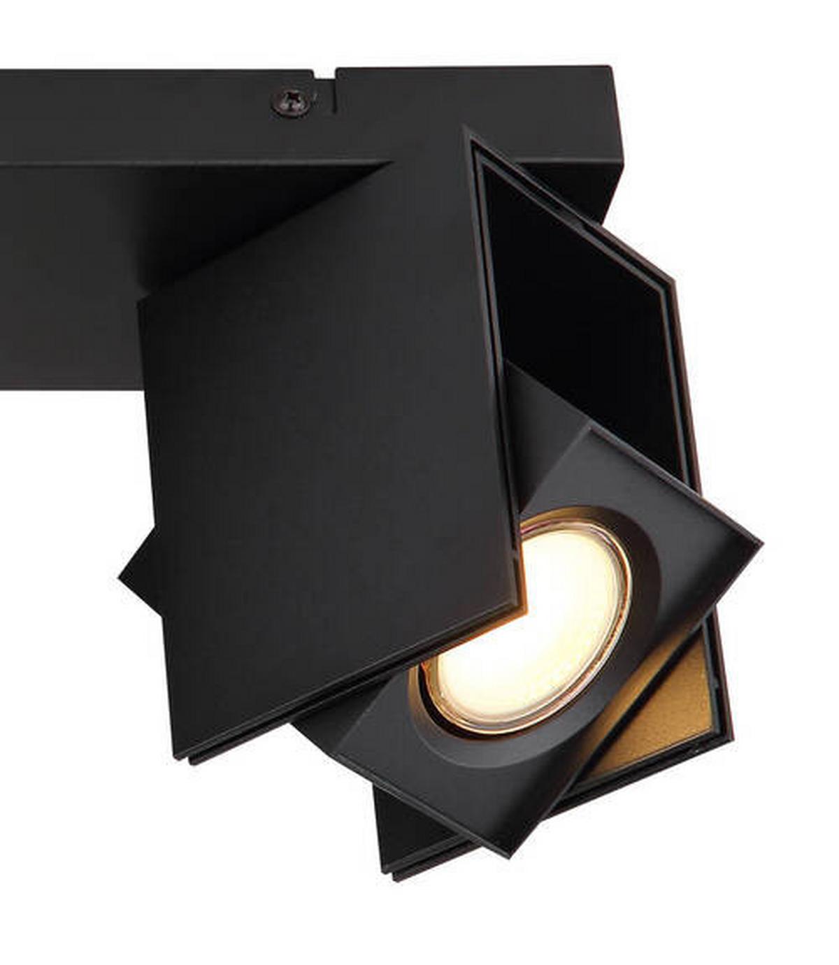 Reflektor Crna Boja - crna, Design, metal (43,4/8,4/15,7cm) - Globo