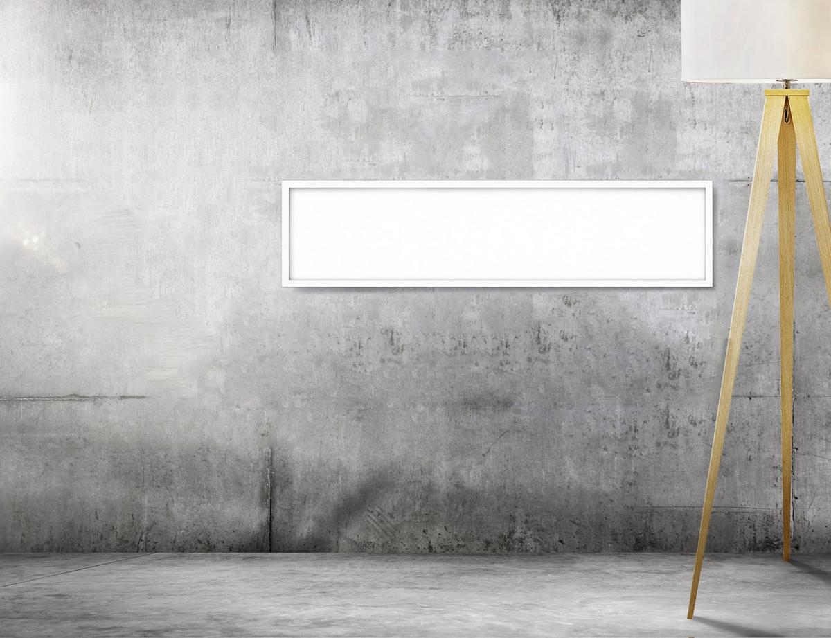 PANEL LED FLIGHT 120 ON/OFF *SBN* - biały, Konventionell, tworzywo sztuczne/metal (120/30/4,5cm) - Novel