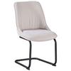 Stuhl Nova Beige - Beige/Schwarz, MODERN, Textil/Metall (51/86/59cm) - Premium Living