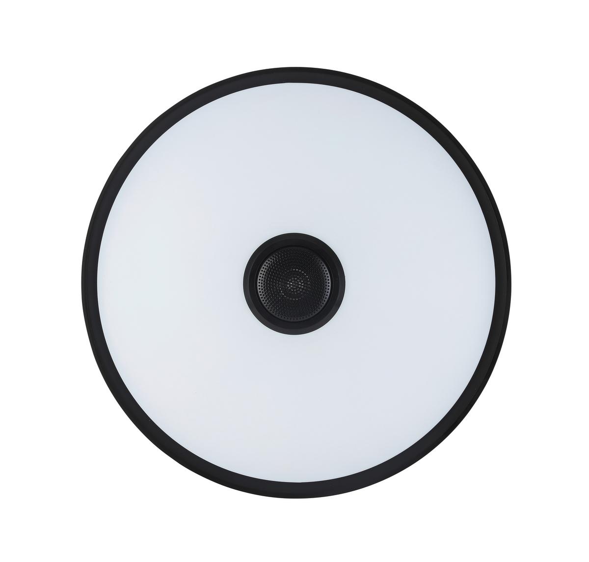 LED Smart Mennyezeti Lámpa Mirsada - fekete/fehér, műanyag/fém (40/9cm) - Premium Living