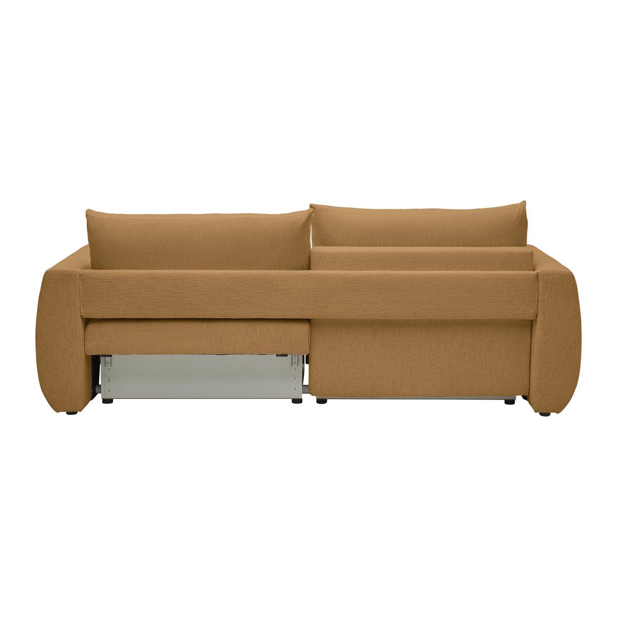 Schlafsofa Bologna Senfgelb - Beige/Senfgelb, Holz/Textil (245/74-90/104cm) - Mömax