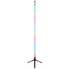 LED-GOLVLAMPA FARBI - opal/svart, Klassisk, plast (37/113cm) - Mömax
