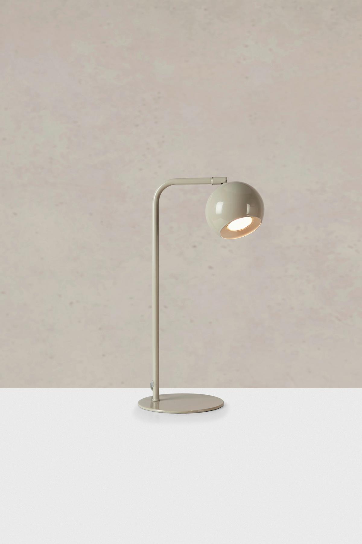 Tischleuchte Pop Table max. 7 Watt - Greige, Design, Metall (25/15/39,5cm) - Markslöjd