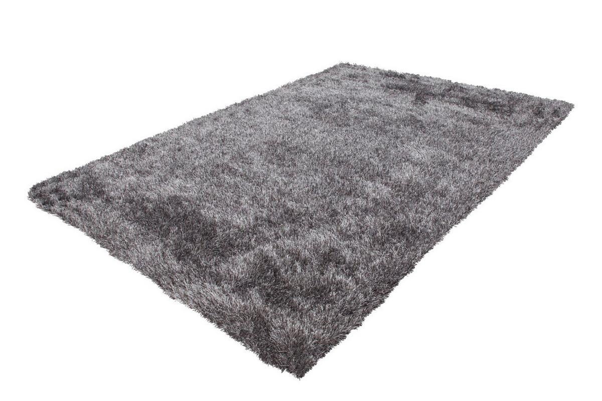 HOCHFLORTEPPICH DIAMOND 725 GRAU / WEIß - Weiss/Grau, Konventionell, Textil (160/230cm) - Kayoom