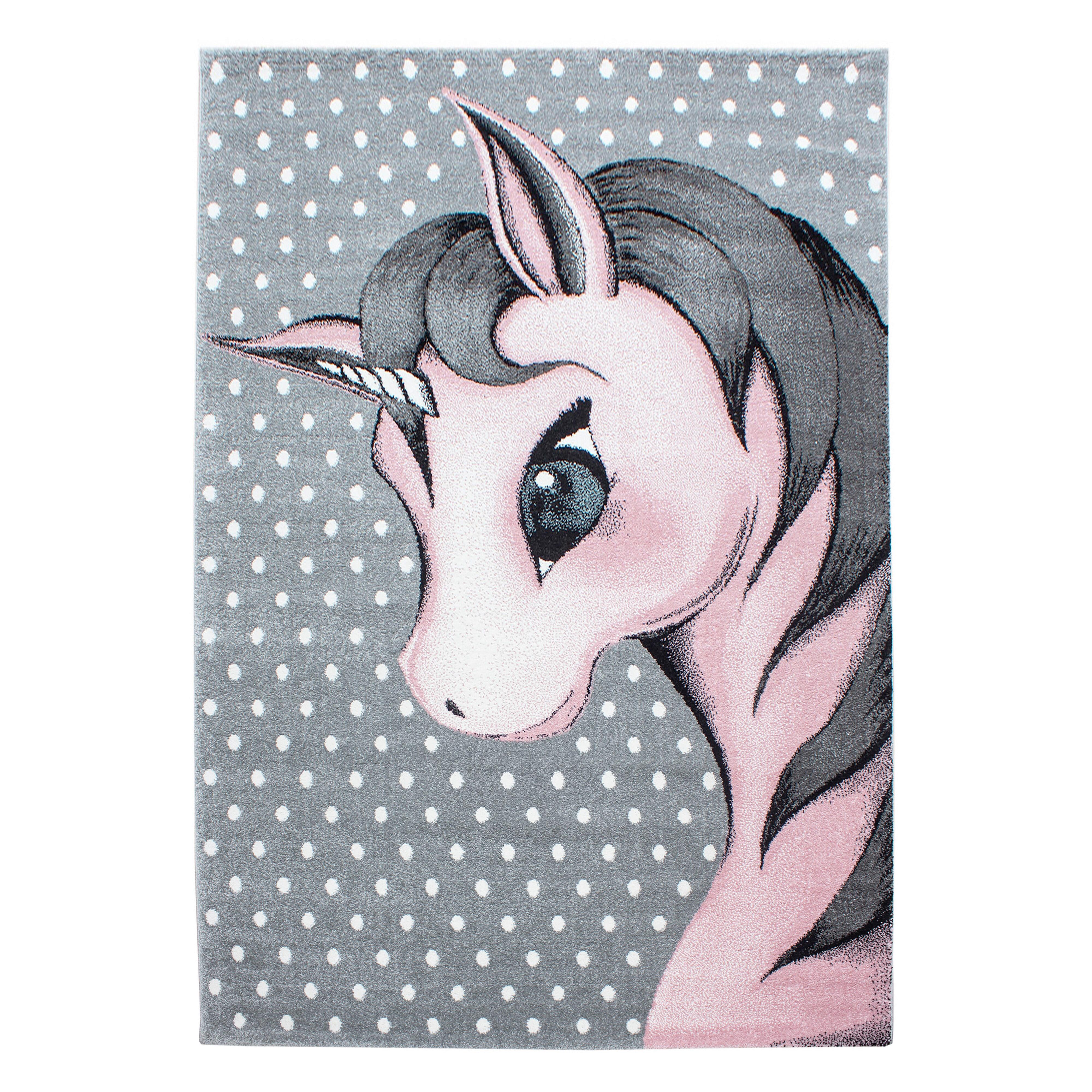 Kinderteppich Kids Pink ca. 140x200cm - Pink, Trend, Textil (140/200cm) - Ayyildiz 