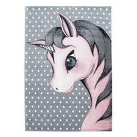 Kinderteppich Kids Pink ca. 140x200cm - Pink, Trend, Textil (140/200cm) - Ayyildiz 