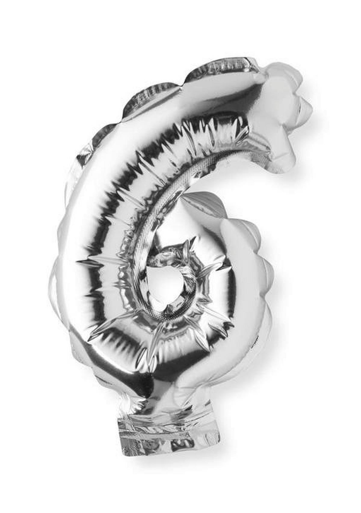 BALON NUMBERS - kolor srebrny/kolor złoty, tworzywo sztuczne (9/15cm) - Modern Living