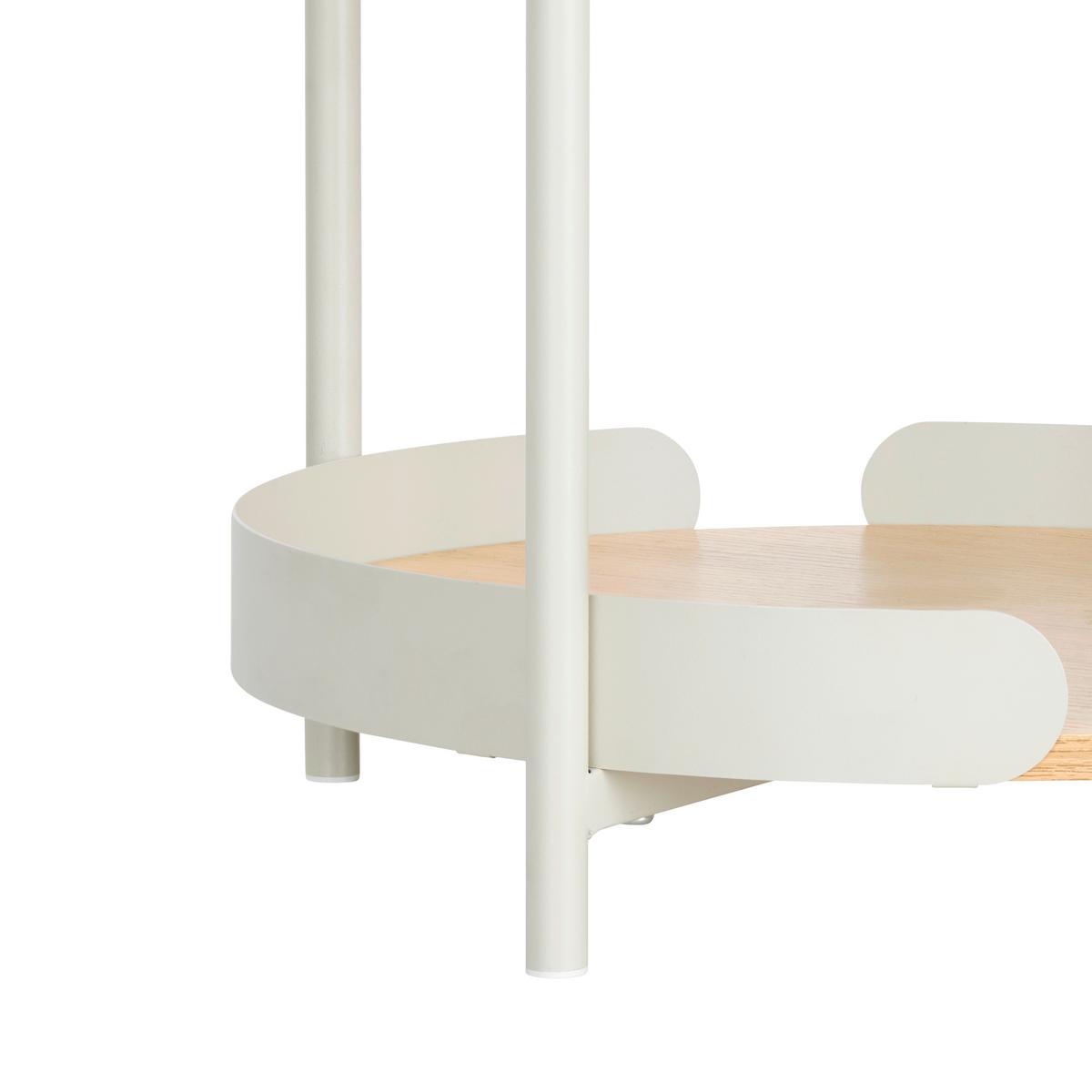 Bruce Kolica Za Serviranje - kašmir/boje hrasta, Moderno, drvni materijal/metal (44/80/44cm) - Modern Living