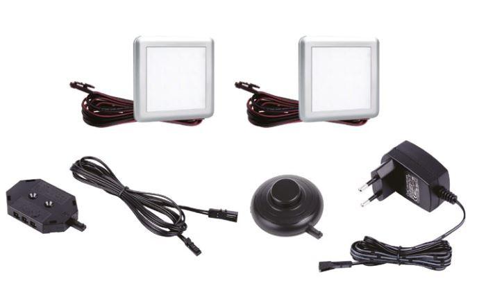 Set Podelementnih Svetilk Light Up - bela, Konvencionalno, umetna masa - MID.YOU
