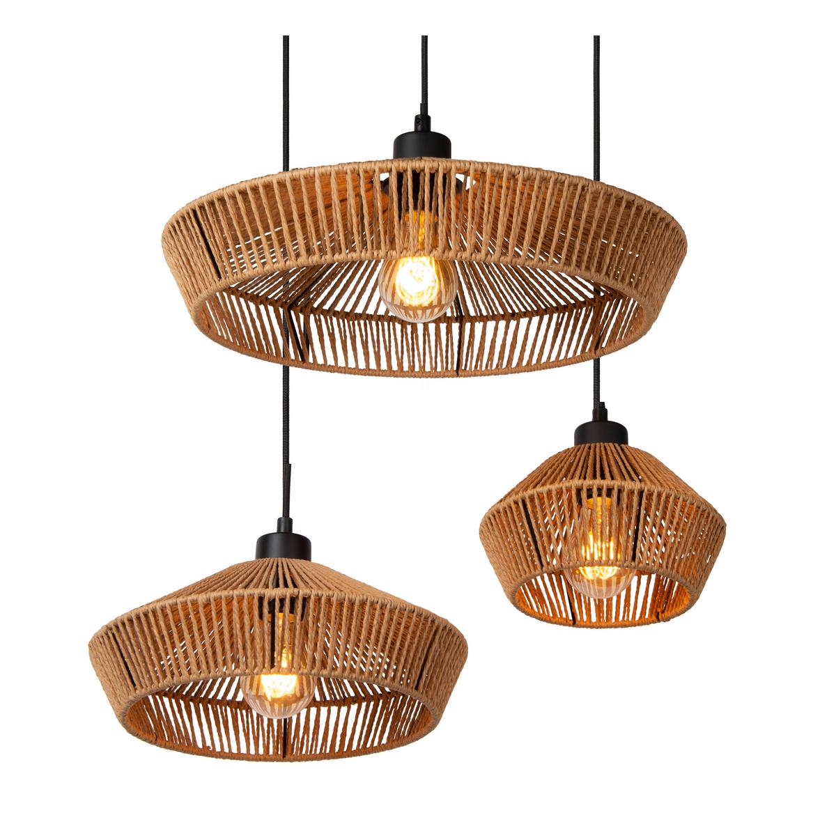 Pendelleuchte 10413/03/72 Yunkai - Lifestyle, Papier (60/60/145cm) - Lucide
