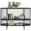 KONSOLBORD TIAGO - svart, Modern, metall (120/85/33cm) - Premium Living