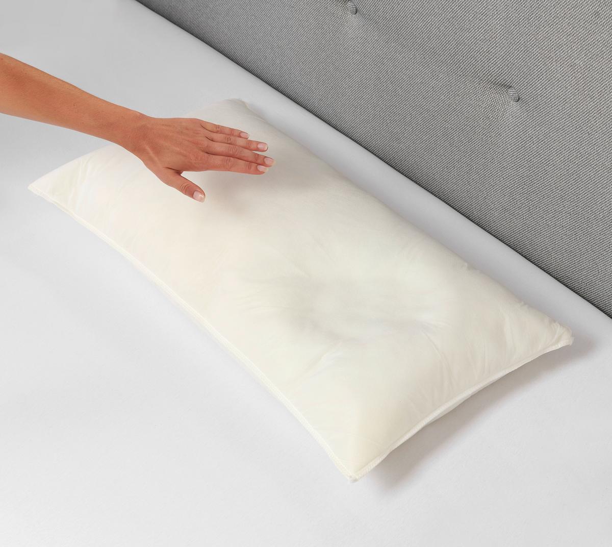 Nackenkissen Visco Basic in Weiss ca. 40x80cm - Weiss, Textil (40/80cm) - Nadana
