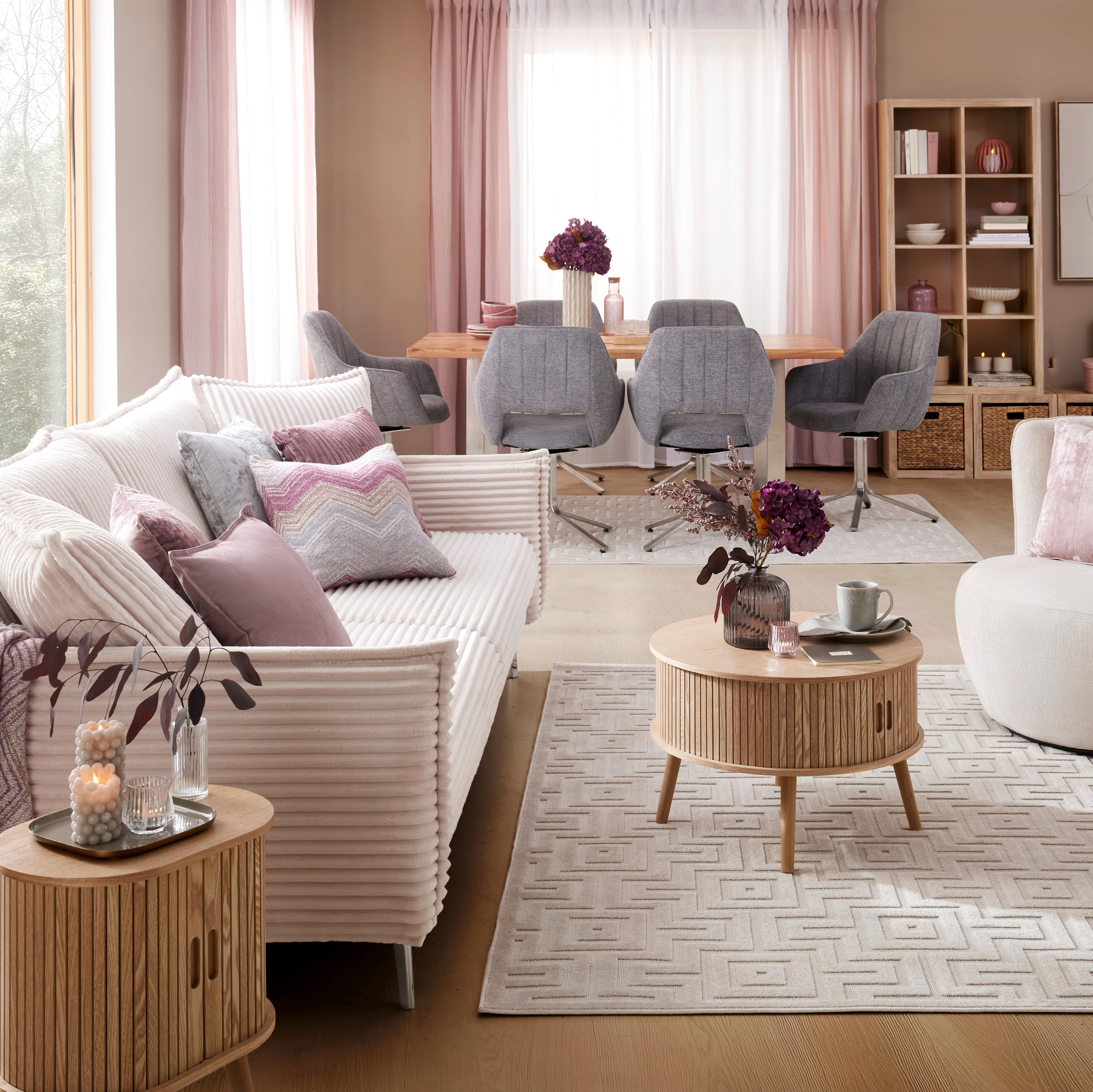 GARDINLÄNGD RAMONA - vit, Modern, textil (135/245cm) - Modern Living