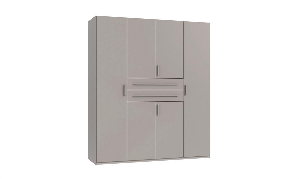Ormar Sa Klasičnim Vratima Lumio - sahara/siva, Konvencionalno, pločasti materijal/plastika (180/208/58cm) - Modern Living
