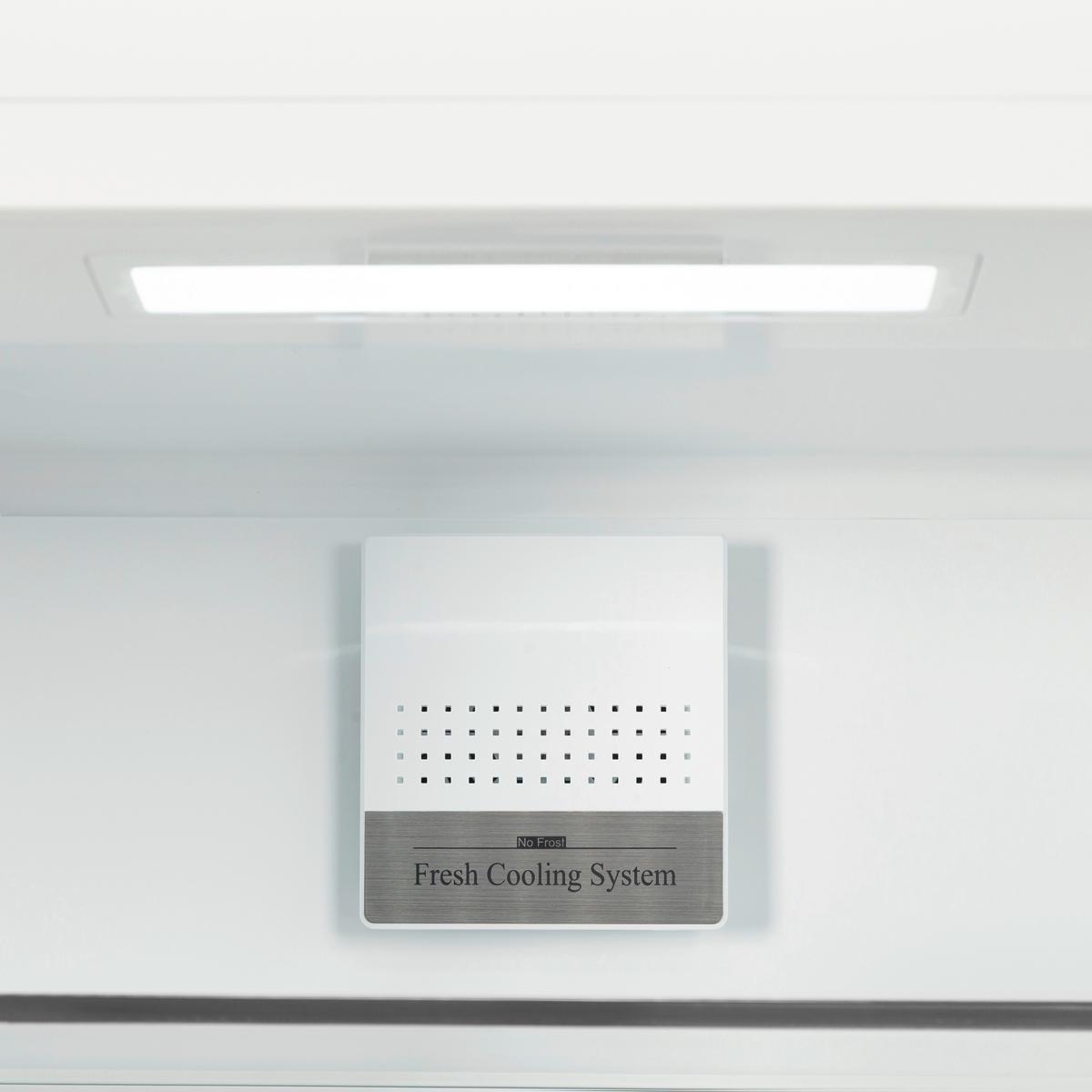 Kühl-Gefrier-Kombination EKMBMFNFE Schlepptürtechnik - Weiß, Basics, Glas/Kunststoff (54,0/178,5/51,0cm) - Mican