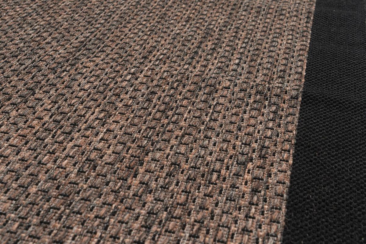 FLACHWEBETEPPICH SPLASH 100 GRAU / BRAUN - Braun/Grau, Konventionell, Textil (160/230cm) - Kayoom