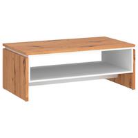 Klubska Miza Foggia, Barva Hrasta, Bela - bela/hrast artisan, Trend, leseni material (106,9/42,8/70cm)