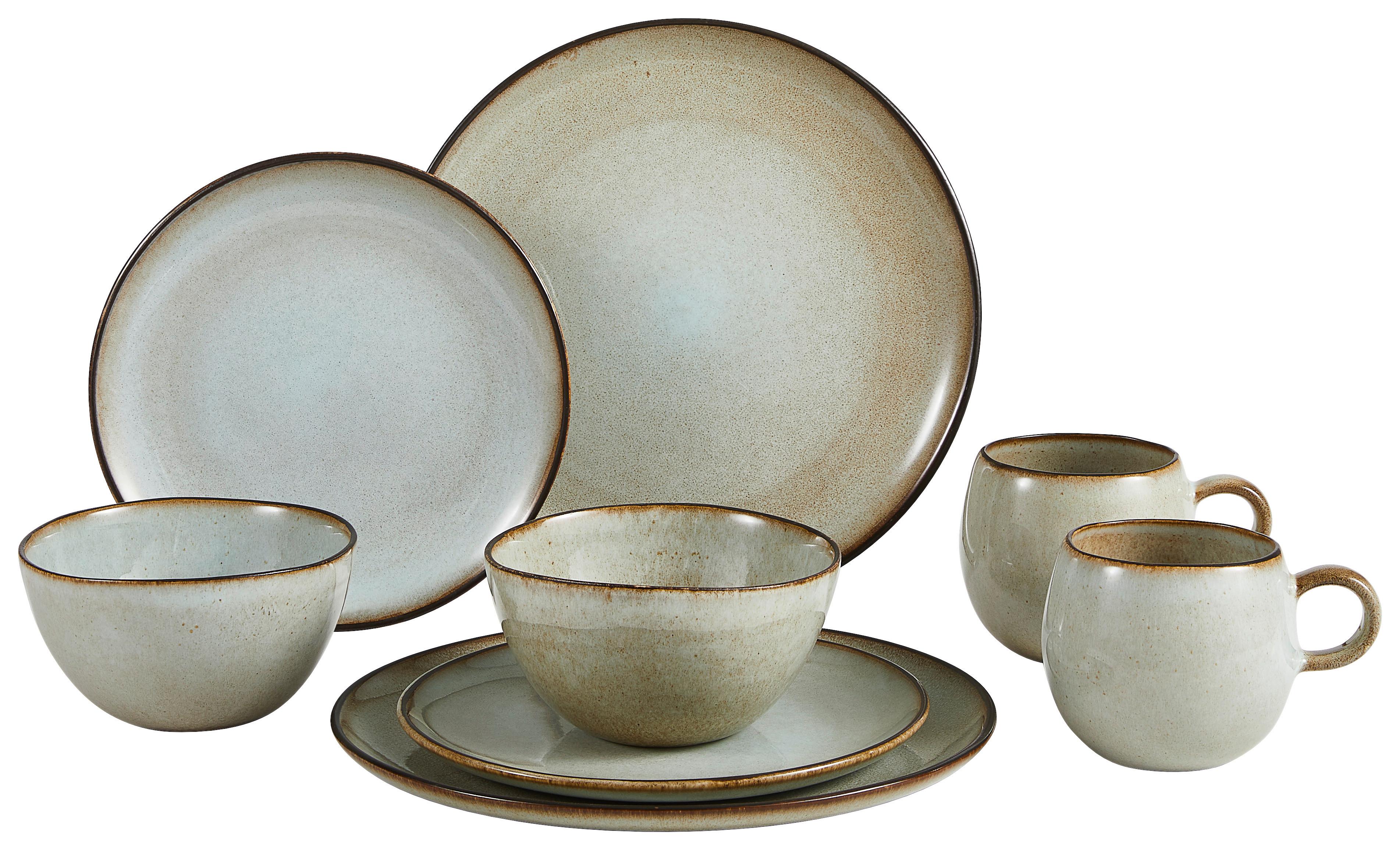 Kombinirani Servis Stone Town Grey, 8-Delni - siva, Basics, keramika - Creatable