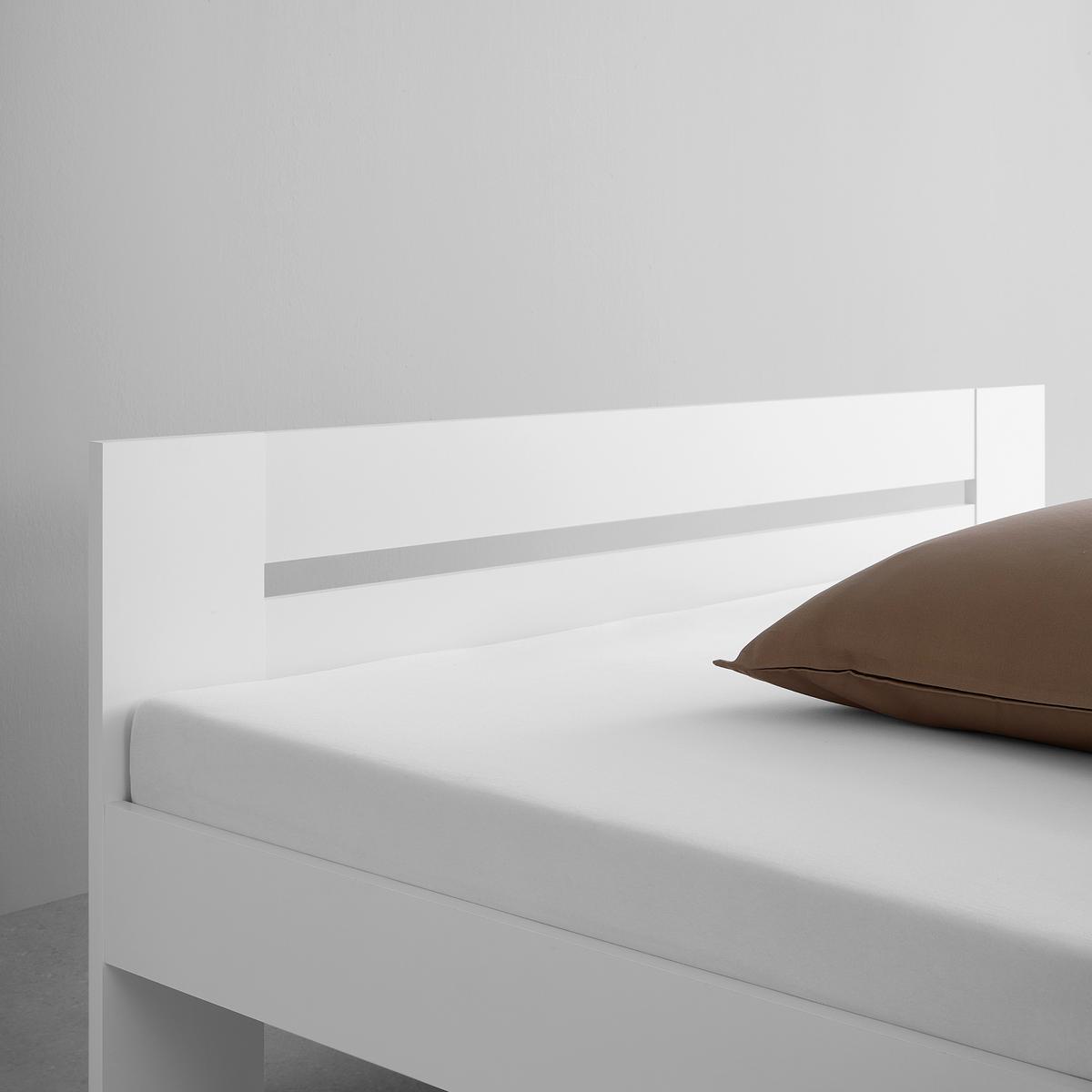 Bett Madrid Weiß ca. 180x200cm - Weiß, MODERN, Holz (180/200cm) - Mömax