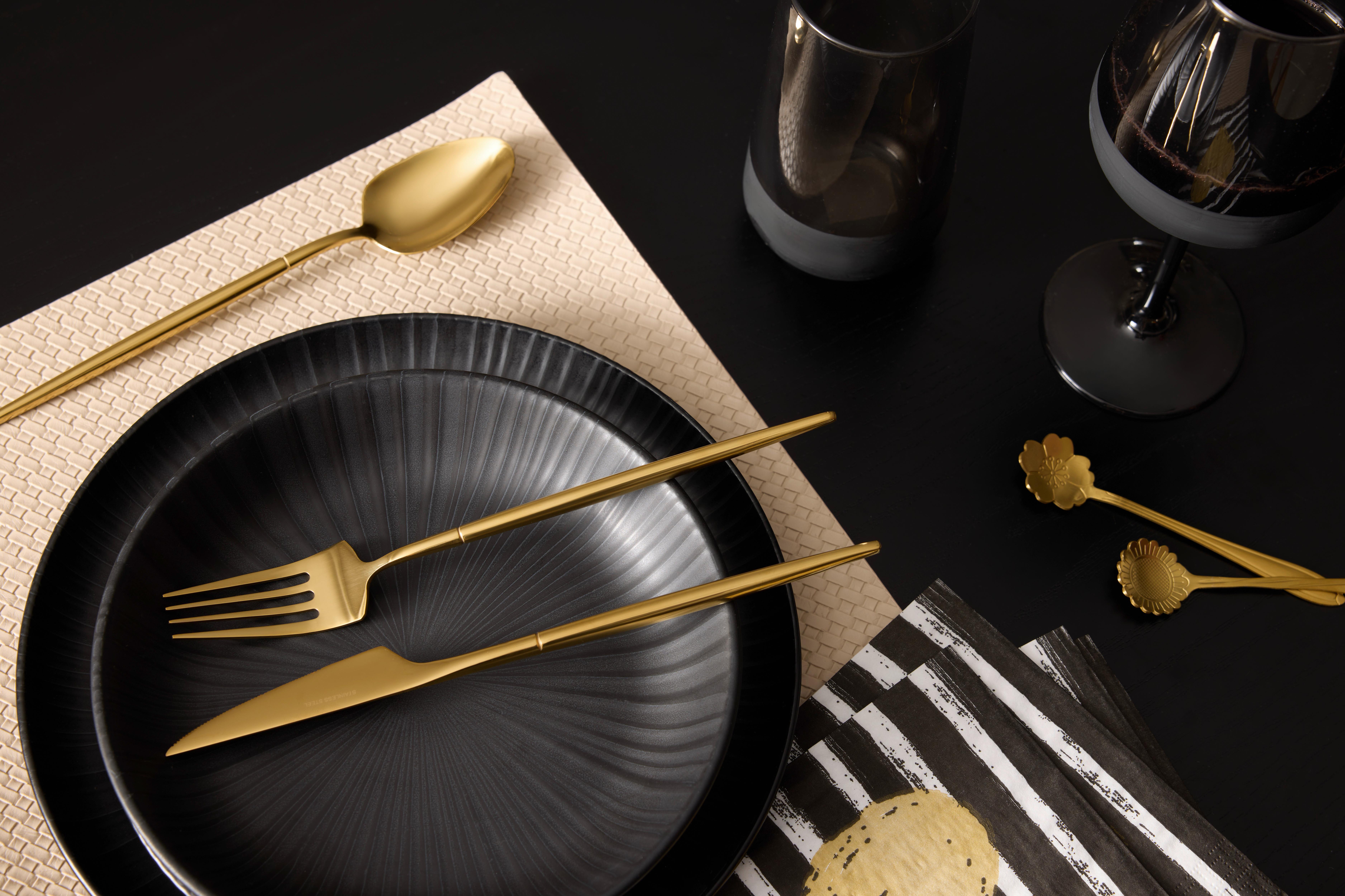 SERVIS BLACKY - svart, Modern, keramik - Mömax