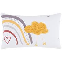 Zierkissen Sammy in Multicolor ca. 30x50cm - Rot/Weiß, KONVENTIONELL, Textil (30/50cm) - Modern Living