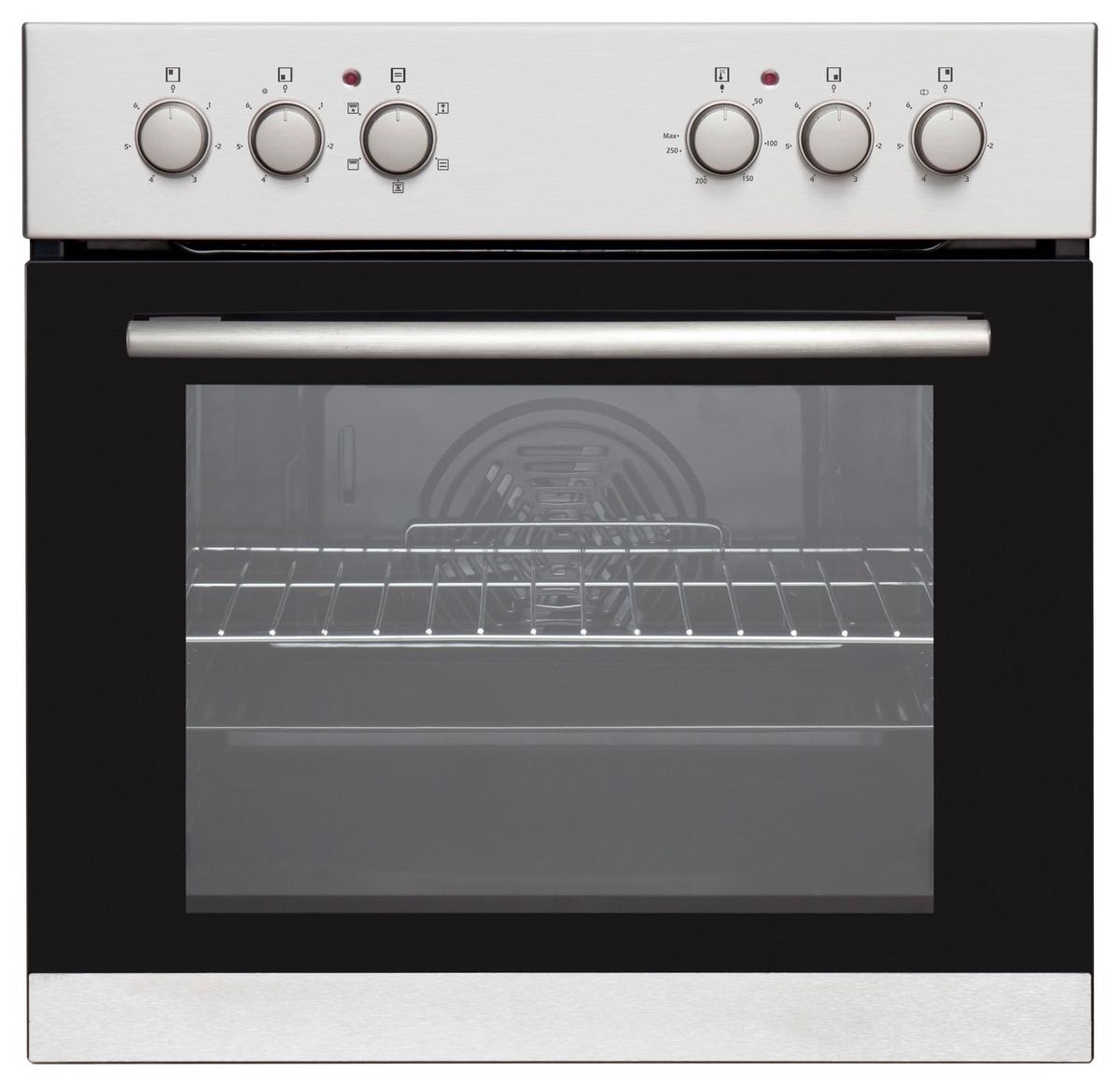 Küchenblock inkl. 5 E-Geräte IP1200 Grau/Weiß - Eichefarben/Schwarz, Trend, Holzwerkstoff/Metall (310cm) - Impuls