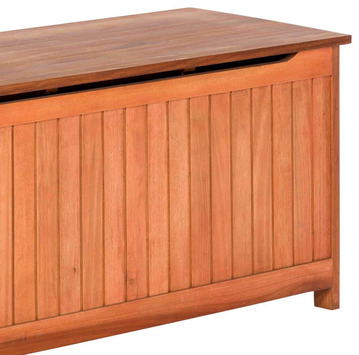 Kissenbox aus Eukalyptus, natur - Naturfarben, KONVENTIONELL, Holz (125/50/51cm) - Gardenson