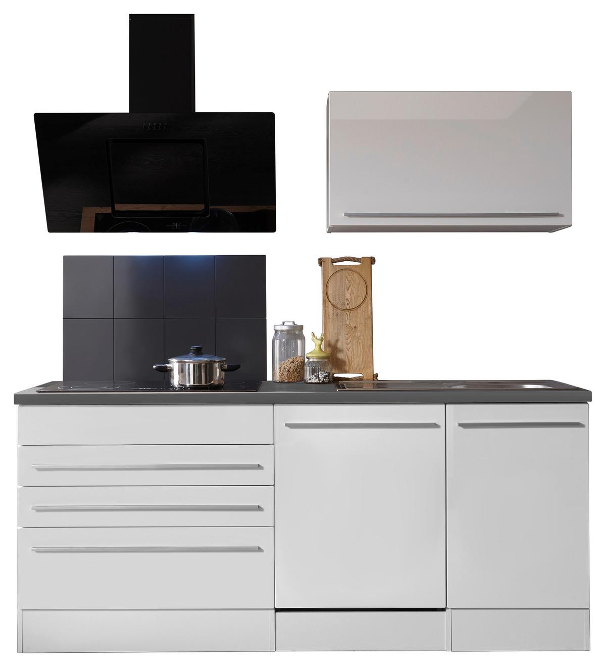 Moderen Kuhinjski Blok Brez Aparatov Welcome Jazz, Bela - bela/visoki sijaj, Konvencionalno, leseni material (320cm) - Modern Living