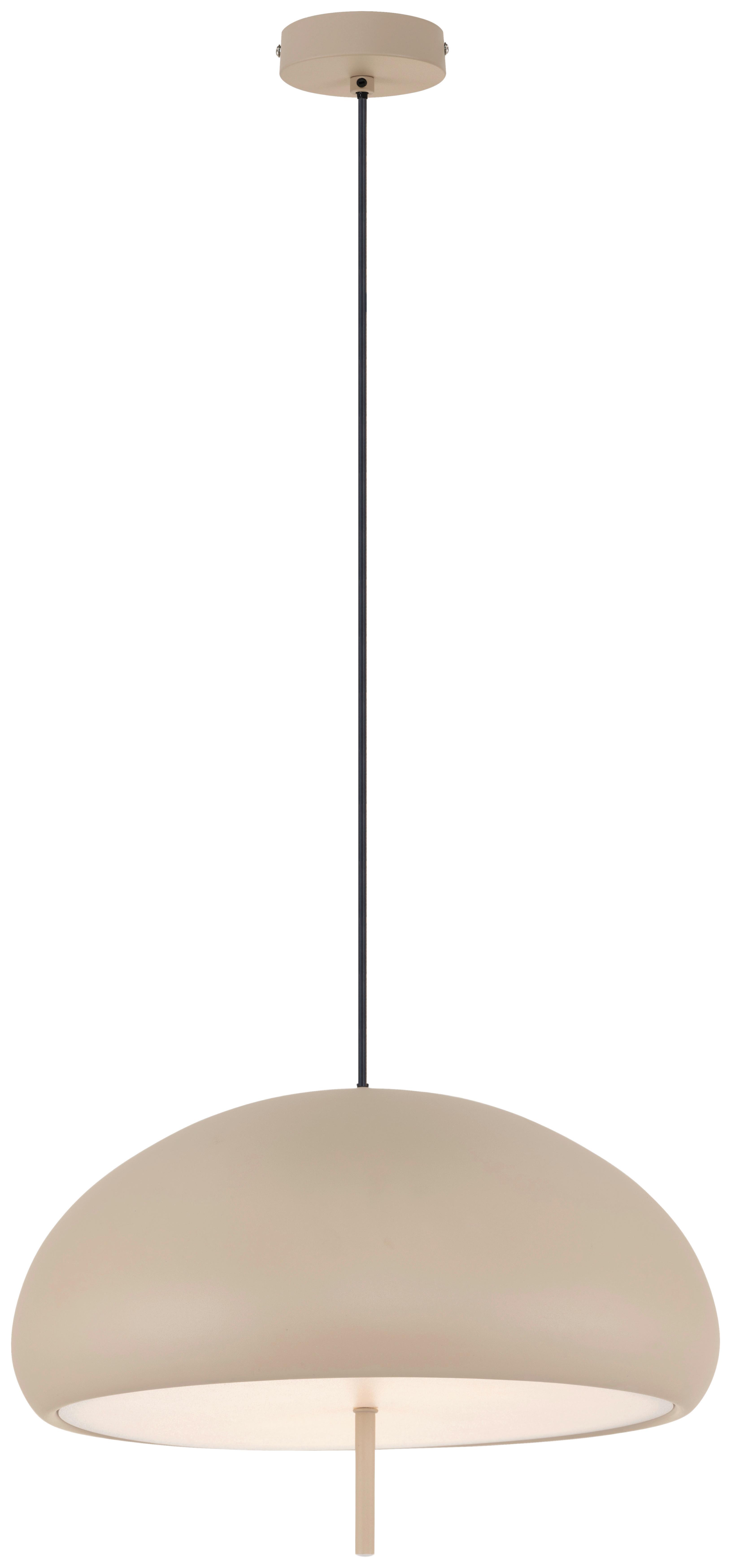 LAMPA WISZĄCA DAVINA - beżowy, Design, tworzywo sztuczne/metal (40/120cm) - Collet's Monde