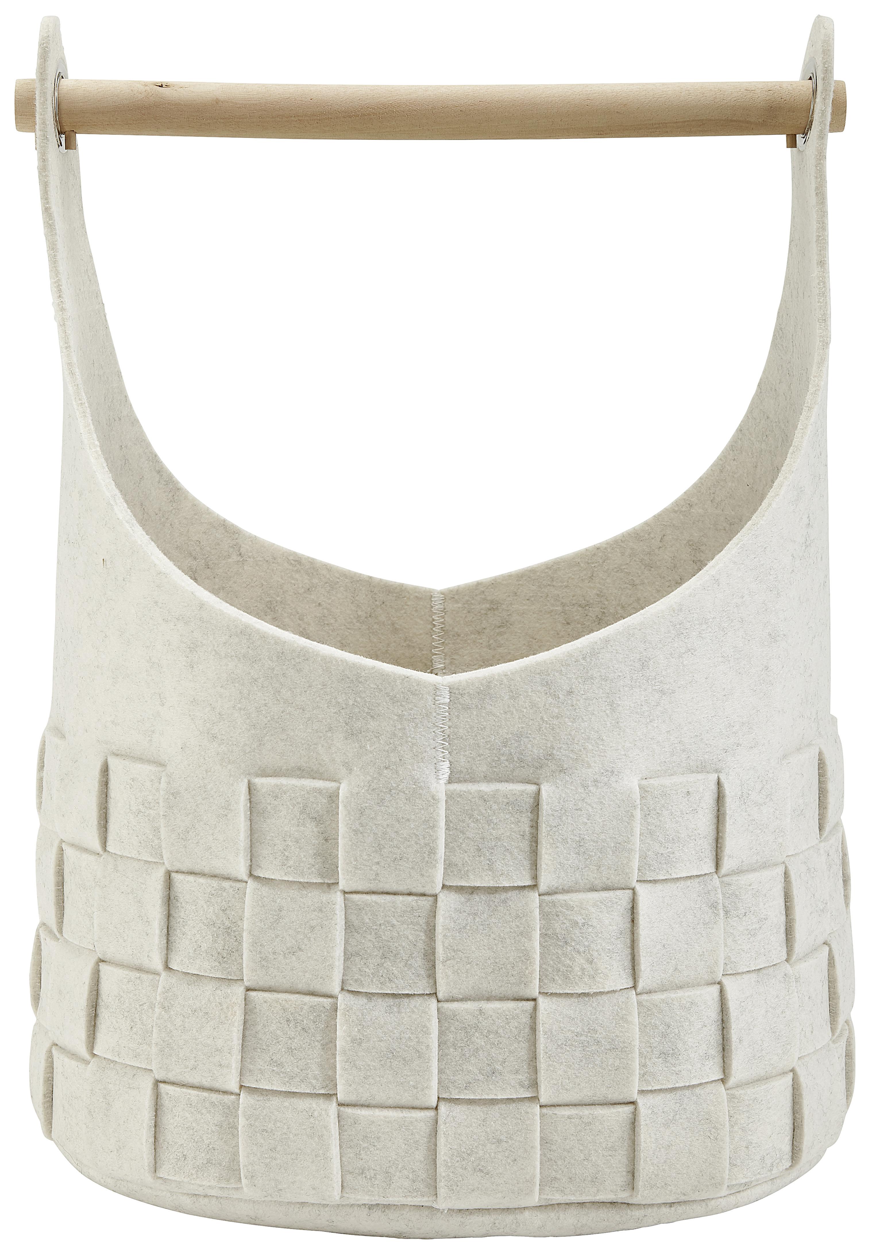 Korb Cui in Beige Höhe ca. 50 cm - MODERN, Textil (35/27/50cm) - Bessagi Home