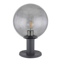 SOCKELLEUCHTE 31866 - Anthrazit, Basics, Glas/Metall (25/38cm) - Globo
