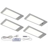 ZESTAW LAMP PODSZAFKOWYCH 7063301  -TOP- - kolor stalowy, Basics, tworzywo sztuczne