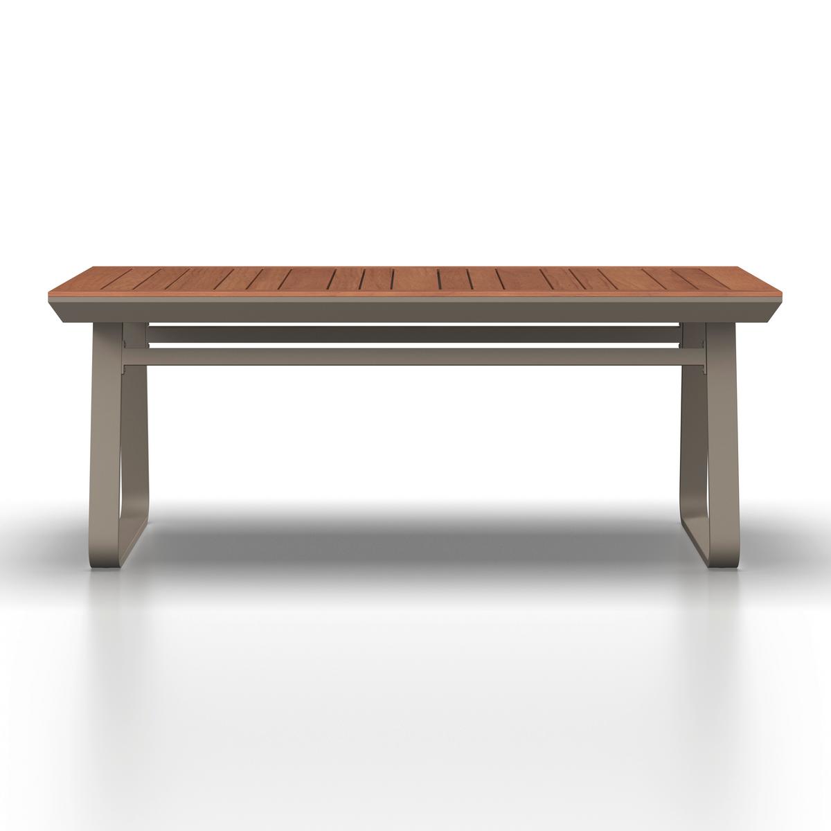 Dining-Loungeset Emma Creme Outdoorstoff/Polywood+Abd. - Creme/Hellgrau, MODERN, Kunststoff/Textil (248/318/72cm) - Bessagi Garden