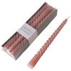Stabkerze Twisto II Hellrosa, 6-teilig - Hellrosa, Modern (2/20cm) - Modern Living