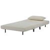 BÄDDFÅTÖLJ NIGHT 100 - beige/svart, Modern, trä/textil (101/81/90cm) - Mömax