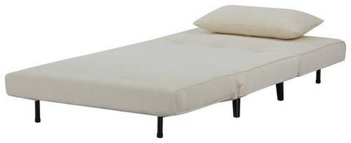 Fotelj S Funkcijo Ležišča Night 100 - črna/bež, Moderno, tekstil/les (101/81/90cm) - Mömax